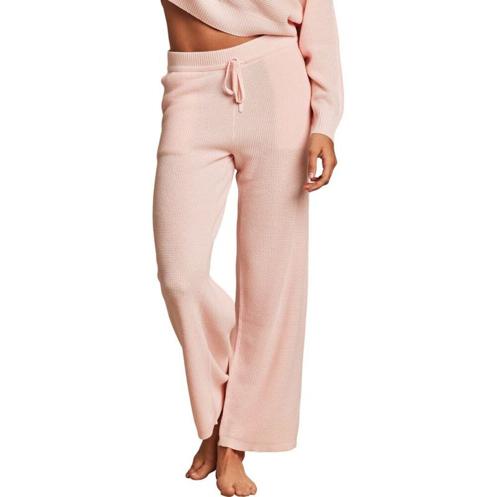 Barefoot Dreams Womens  Luxeblend Waffle Knit Ankle Pant